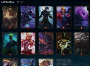 CONTA LEAGUE OF LEGENDS (PLATINA +184 SKINS +SONA ULTIMATE) LOL
