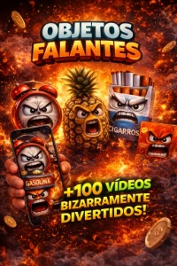 Pack Vídeos Objetos Falantes - Vídeos e Cortes Cortes Virais