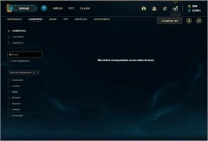 Conta diamante 1 com todos os champs e 228 skins (MAIN SUP) - League of Legends LOL