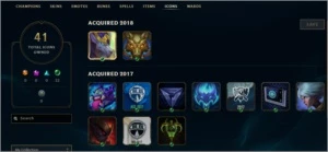 Conta nível 58 com 36 campeões, unranked - League of Legends LOL