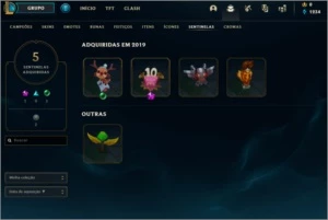 Vendo conta platina 4 14 skins 34 campeões - League of Legends LOL