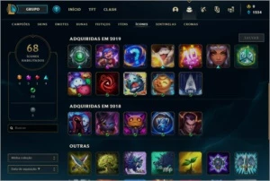 Vendo conta platina 4 14 skins 34 campeões - League of Legends LOL