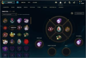 Vendo conta platina 4 14 skins 34 campeões - League of Legends LOL