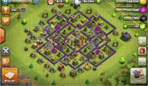 Conta Chash of Clans cv9, lvl 92 - Clash of Clans