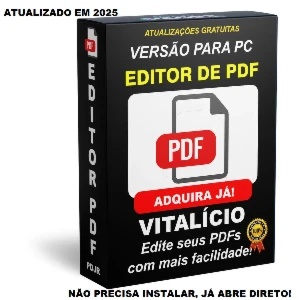 Editor de PDF para Windows - Vitalício(NÃO PRECISA INSTALAR) - Others