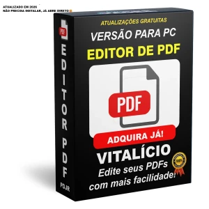 Editor de PDF para Windows Vitalício(NÃO PRECISA INSTALAR) - Softwares e Licenças