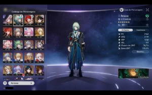 Conta Hsr Endgame Com Time Premium  + Desejos - Honkai: Star Rail