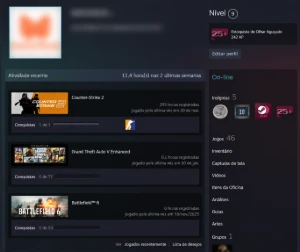 Conta Steam Full Acesso + Gta V + Cs2 Prime - Counter Strike
