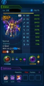 Conta Mid-End Game LA Alphamon