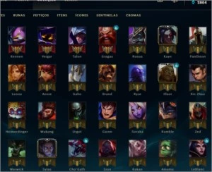 VENDO CONTA LOL GOLD, PRATA UNRANKED - League of Legends