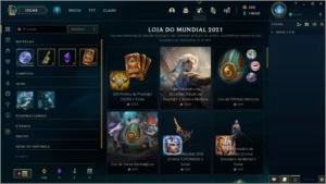 Platina 4 com Passe do Mundial - League of Legends LOL