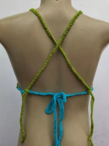 Top celeste - Artesanato e Personalizados
