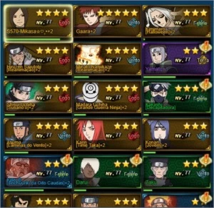 Conta Naruto Online: Rank 28, FC: 220k - Outros