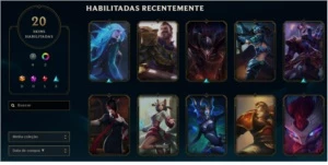 CONTA PLAT 5 ( OURO 5 FLEX ) 58 CHAMPIONS - League of Legends LOL