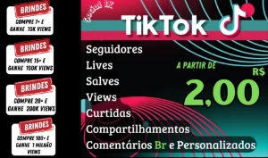 Serviço TikTok Barato é aqui, a partir de 2 - Redes Sociais