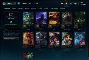 Conta Platina 2 com 36 Champs e 12 Skins - League of Legends LOL