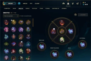 Conta Platina 2 com 36 Champs e 12 Skins - League of Legends LOL