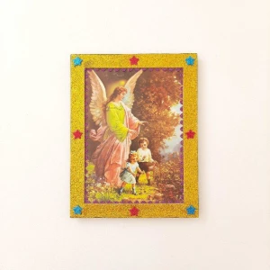 Poster Retrô Anjo da Guarda - Artesanato e Personalizados
