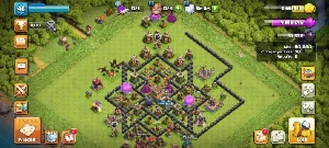 Duas Conta Clash of Clans CV 8