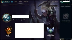 CONTA LEAGUE OF LEGENDS DIAMANTE 5 LOL