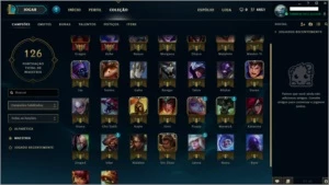 CONTA LEAGUE OF LEGENDS DIAMANTE 5 LOL
