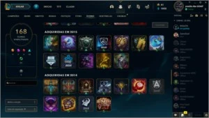 Vendo Conta LoL - Elo Platina V, Ez Pulsefire - League of Legends