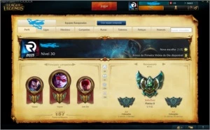 CONTA PLATINA 2 - League of Legends LOL