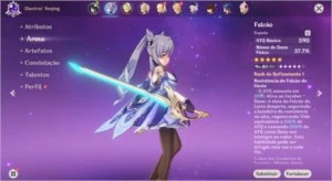 AR46 Genshin Impact- Venti, Keqing, Qiqi