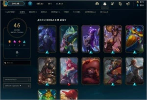 Conta LoL lv117 70 Campeões 46 Skins 3k Essência Laranja - League of Legends