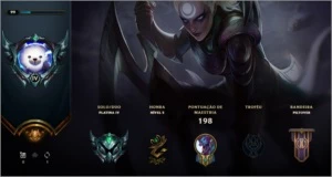 CONTA LEAGUE OF LEGENDS, PLATINA 4, 61 CAMPEÕES LOL