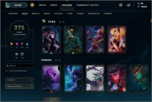 Conta LOL, 275skins, all champs, 246icon, 34 skin sentinela - League of Legends