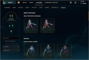 Conta LOL, 275skins, all champs, 246icon, 34 skin sentinela - League of Legends