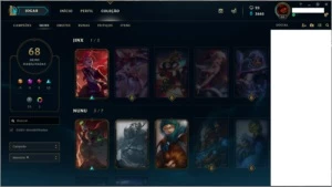 Conta diamante 5 feita season 4 - League of Legends LOL