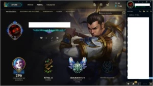 Conta diamante 5 feita season 4 - League of Legends LOL