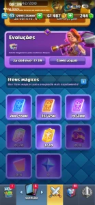 Vendo conta de clash royale