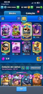 Vendo conta de clash royale