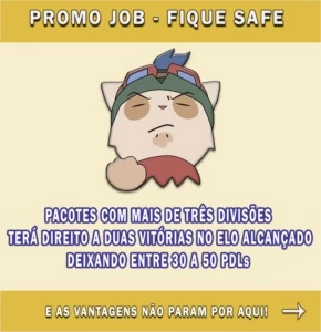 PROMO ELOJOB - RANKED SOLO - Confira as descrições - League of Legends LOL