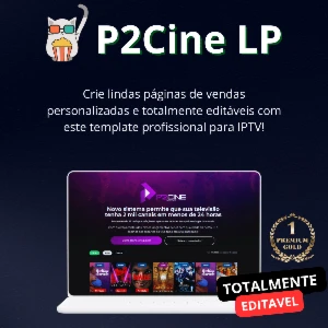 Página de Vendas Editável – P2Cine Landing Page - Others