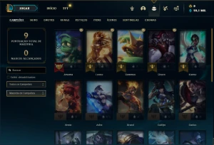 Conta ouro 1 com 23 Champs e 1 Skin + 2 Fragmentos - League of Legends LOL