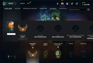 Conta ouro 1 com 23 Champs e 1 Skin + 2 Fragmentos - League of Legends LOL