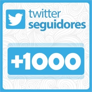 1000 SEGUIDORES NO TWITTER - Redes Sociais