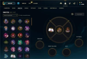 Conta Mestre com 35 Champs e 1 Skin + 20 Espolios - League of Legends LOL