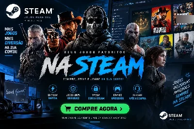[Mais Barato] Jogos Steam Na Sua Blibioteca