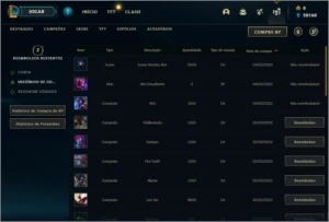 CONTA FERRO PROMOÇÃO - League of Legends LOL