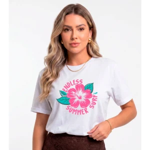 Camiseta Feminina Estampa Digital Variadas Malha Poliéster - Artesanato e Personalizados