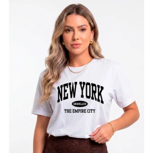 Camiseta Feminina Estampa Digital Variadas Malha Poliéster - Artesanato e Personalizados