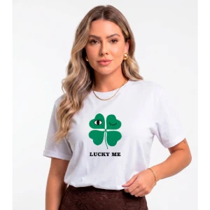 Camiseta Feminina Estampa Digital Variadas Malha Poliéster - Artesanato e Personalizados