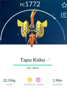 CONTA POKEMON GO + LENDÁRIOS /  TAPU KOKO / COSMOG / RAICHU - Pokémon