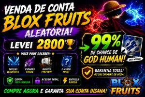 🔥Contas Blox Fruits Level 2800 - Dinheiro - Fragmentos 🔥 - Roblox