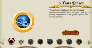 Conta Aqw 13 Anos - Adventure Quest World